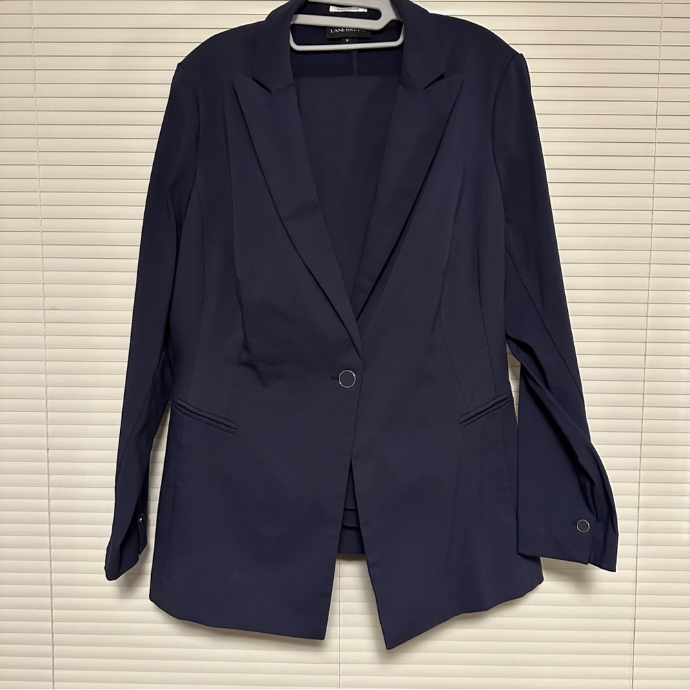 Lane Bryant Suit- stretch Allie pant 22, blazer 18 Navy